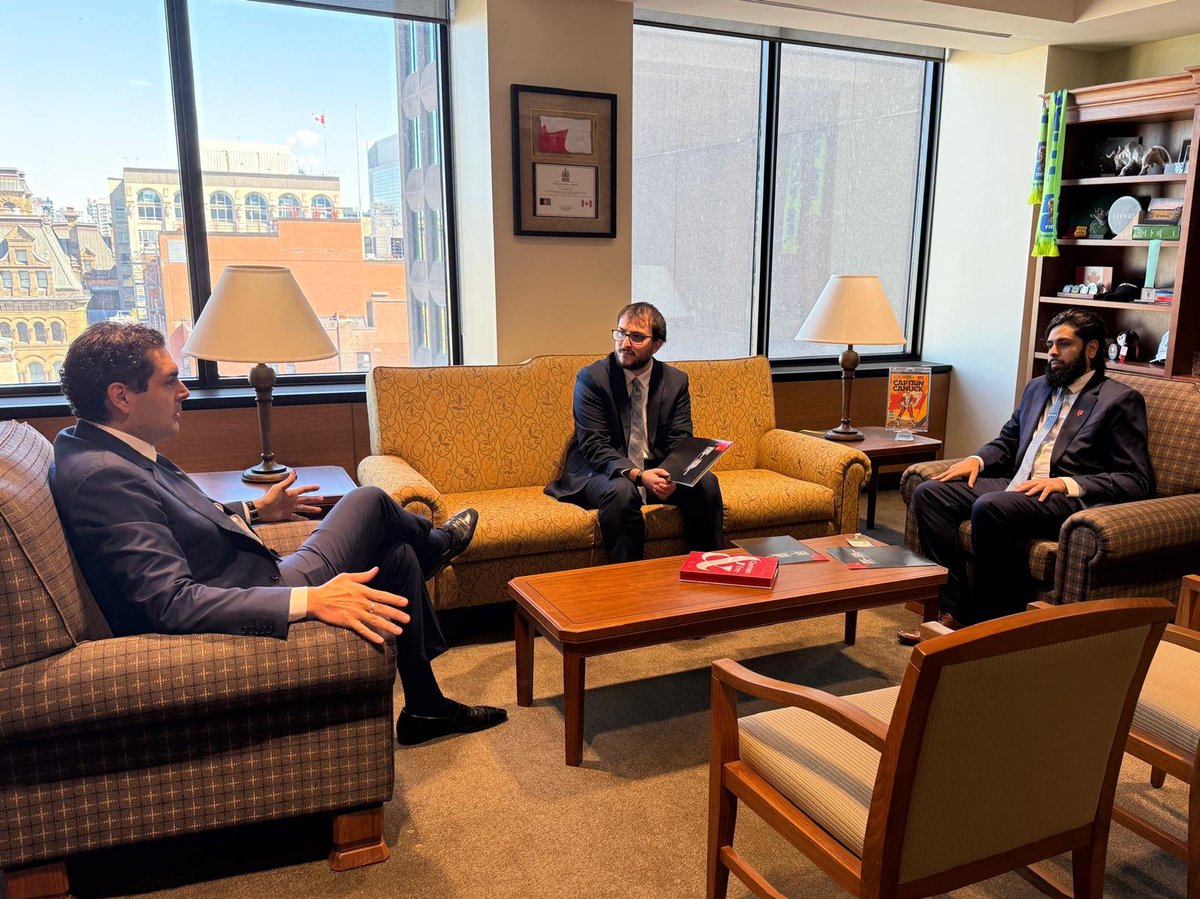 vgasparro's tweet photo. I had a productive meeting with the National Council of Canadian Muslims

We discussed protecting mosques &amp; supporting our national security agencies. Recent threats against children attending Islamic schools are disgusting and unacceptable.

We will stand united against all hate https://t.co/3Kz4gBvJYb