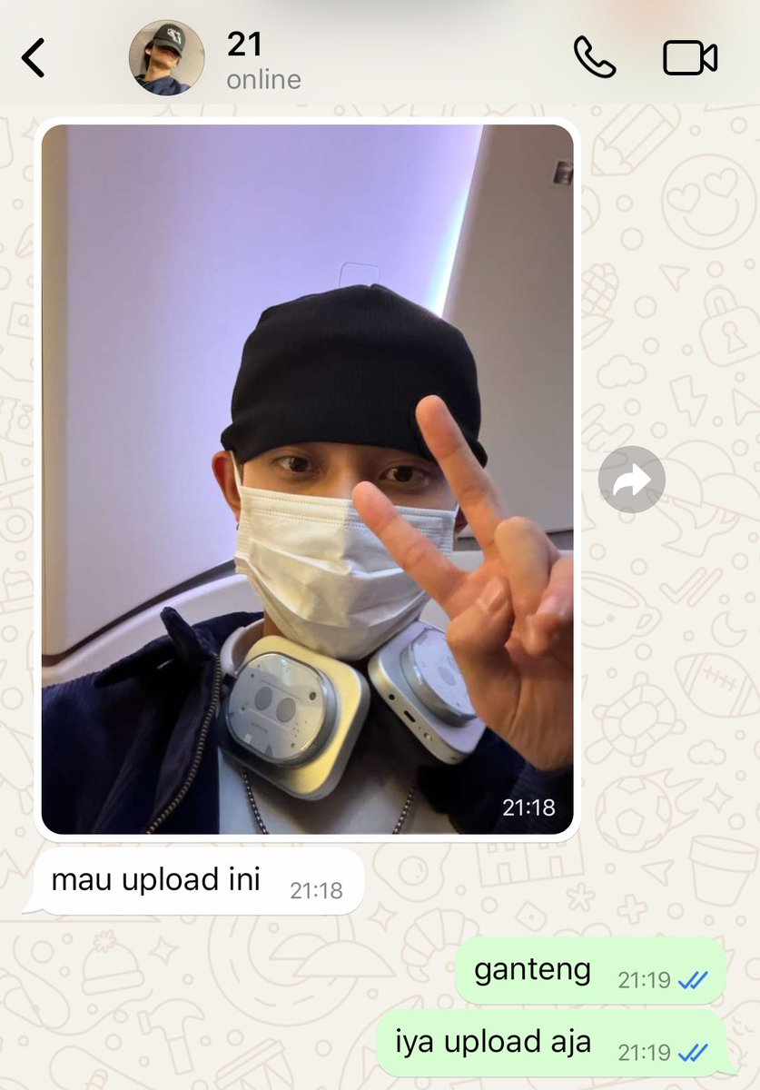 ohyul562k's tweet photo. isi room chat mereka sebelum upload foto 🤓 https://t.co/0yliX6016r