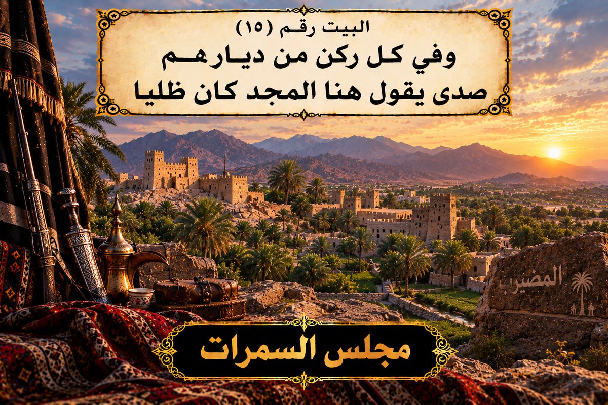 sumrialharthy's tweet photo. #قصيدة_آثارهم_شاهدة_لهم #آثارهم_شاهدة_لهم #قصيدة_السمرات #السمرات #بني_الحارث #السمرات_عمان #المضيرب #القابل #حصن_المضيرب #مقبرة_السمرات #تراث_عمان #تاريخ_عمان #المجد_والتراث #الشعر_العماني #مجلس_السمرات https://t.co/Jne41XmstM