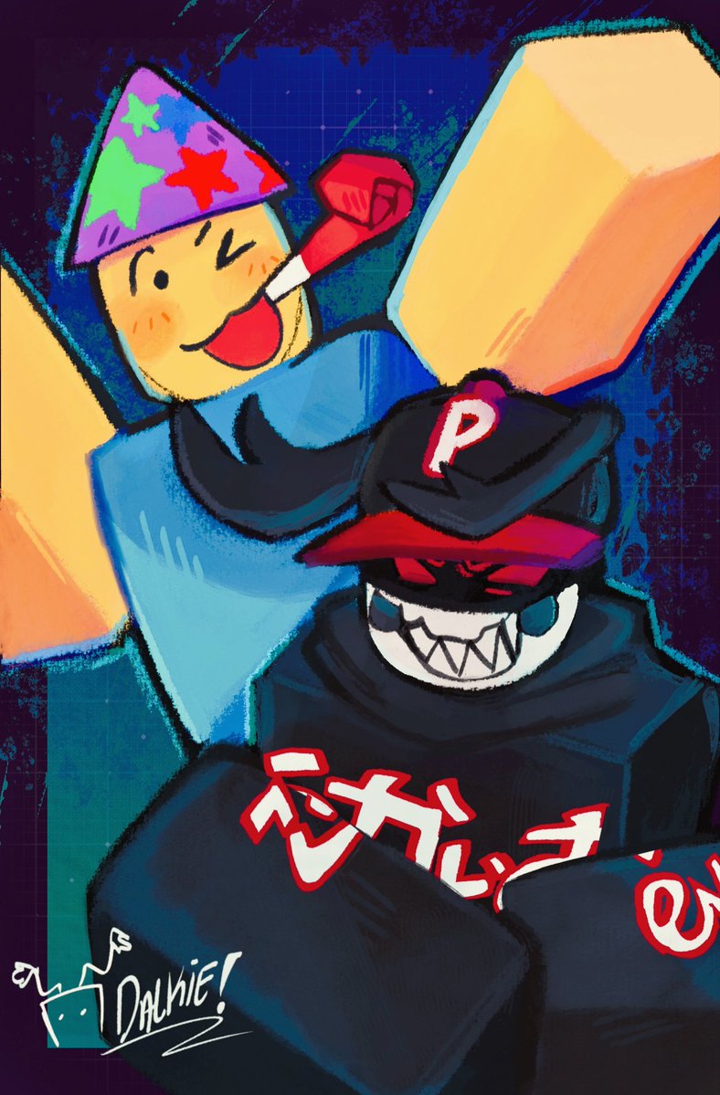 Piroplup's tweet photo. Poob y Pest, siempre había querido dibujarlos Pero no me salían 🎈🎉
#regretevator  #regretevatorpoob #regretevatorpest #robloxart https://t.co/1eXT0y5rab