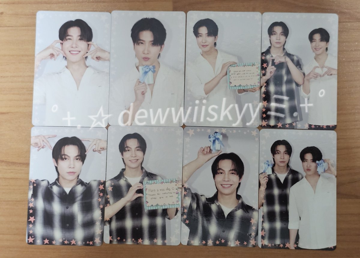 dewwiiskyy's tweet photo. Wts firstkhaotung specialcard from mystery box 2025 (ไม่ผลิตแล้วจ้า)

150 บาท/ใบ
เหมาหมด 8 ใบ 1100 บาท
 
นัดรับ unionmall วันที่ 3 และ วันที่ 12 ได้ค่ะ
หรือจัดส่ง +50 บาทค่ะ 

#ตลาดนัดgmmtv #ตลาดนัดเฟิร์สข้าวตัง
#Firstkhaotung #yuzumumu #GMMTVFANIVAL2026HappyFamily https://t.co/VPmxM6aC3i