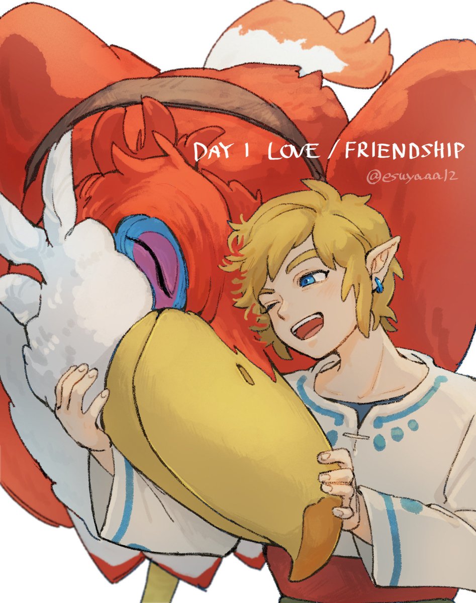 esuyaaa12's tweet photo. #linktober #linktober2026 
DAY１　LOVE／FRIENDSHIP https://t.co/86kAqpVcDz