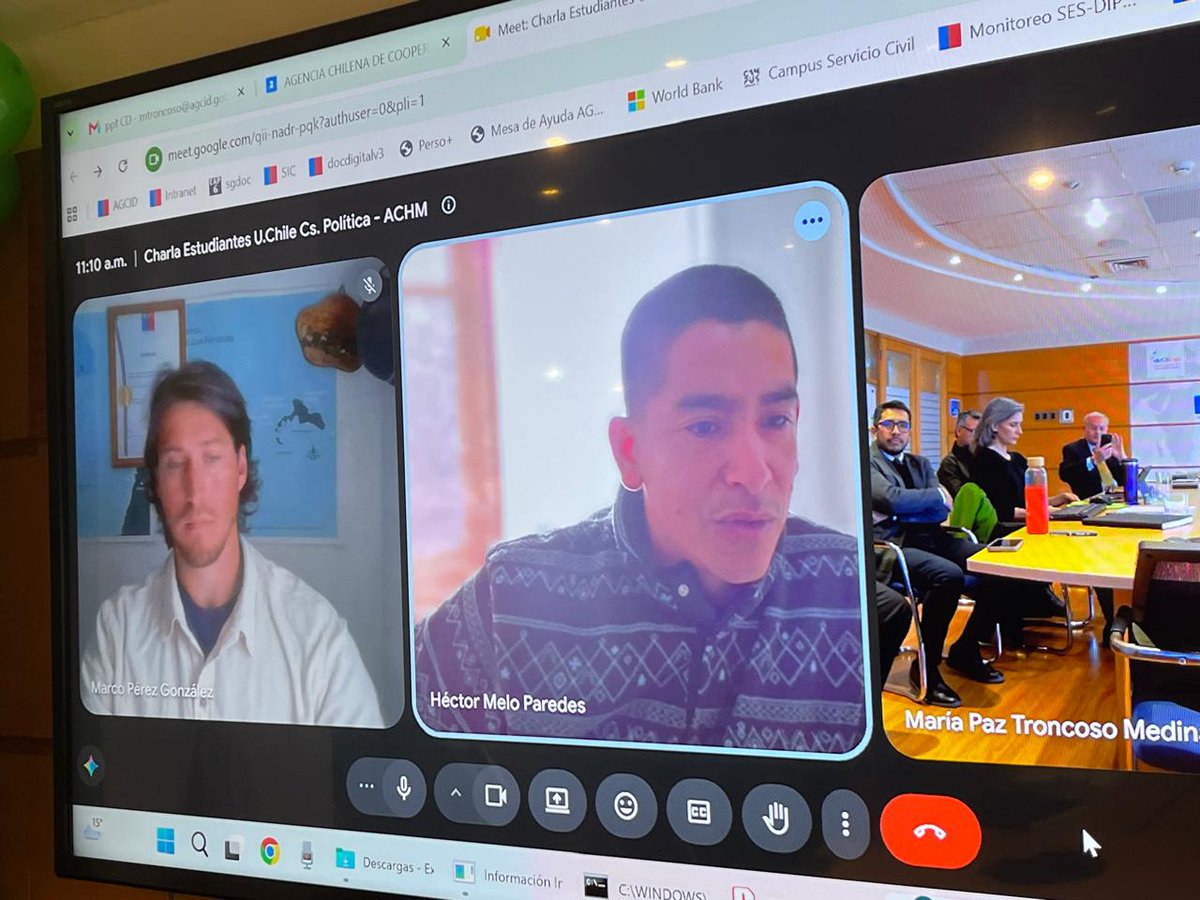 AGCICHILE's tweet photo. Junto a @ACHMChile realizamos Charla de Cooperación Internacional, como parte de un ramo de ciencia política @uchile. Recibimos a estudiantes, académicos y gobiernos locales con experiencias exitosas de cooperación descentralizada en municipios de Isla de Maipo y Juan Fernández. https://t.co/5dRnDqFUqT