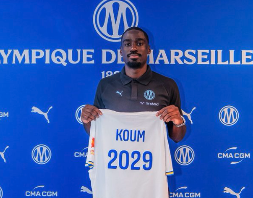 FCMarseille's tweet photo. 🚨OFFICIEL : Alexis Koum prolonge son contrat avec l'OM jusqu’en 2029 ! @OM_Officiel https://t.co/OD81E22pKO