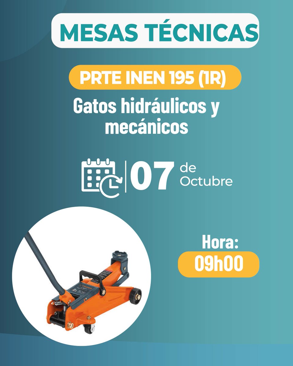 INEN_EC's tweet photo. 📢 El #INEN invita al sector público, privado, academia y ciudadanía a participar en las mesas técnicas público-privadas. 🤝
📅 Conoce los temas del 06 al 08 de octubre de 2026.
🔎 Más información: https://t.co/7Q8JCfhZyW https://t.co/J6kEmQWQLv