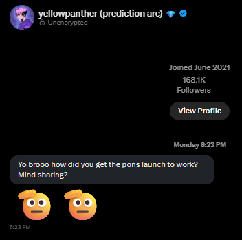 imho_crypto's tweet photo. More than 200 people have DM’d me asking how Pons is making profit.

Guys, it’s really that simple!

I tried it for a week and kept failing. Then one pattern changed everything.

Keep trying until you make it work! https://t.co/RNvPmJz8gm