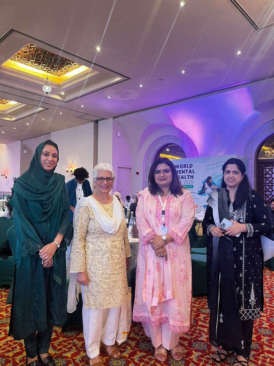 rozanoffice's tweet photo. Day 2 | Pakistan Global Mental Health Summit 2026
Rozan joined discussions on research, innovation, digital mental health, suicide prevention and stronger mental health systems for young people and communities.

#PGMHS2026 #Rozan #MentalHealthPakistan https://t.co/uqaiRWdCdK
