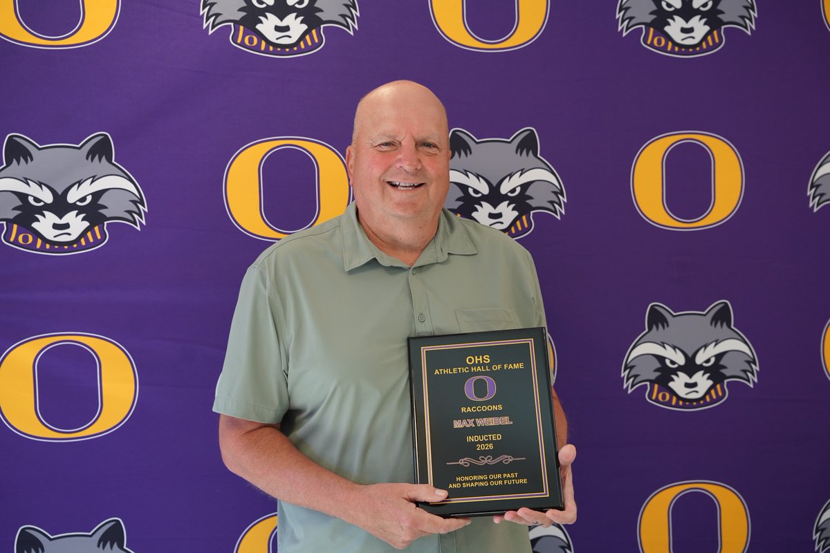 oconschools's tweet photo. We are honored to induct Max Weibel into the OHS Athletic Hall of Fame! ππ Weibel played Baseball from 1973-1977 and Basketball from 1973-1976. Thank you Max for your dedication and excellence within the athletic community! π¦#OconPride #OconDriven #Oconomowoc https://t.co/TjrpHftae6