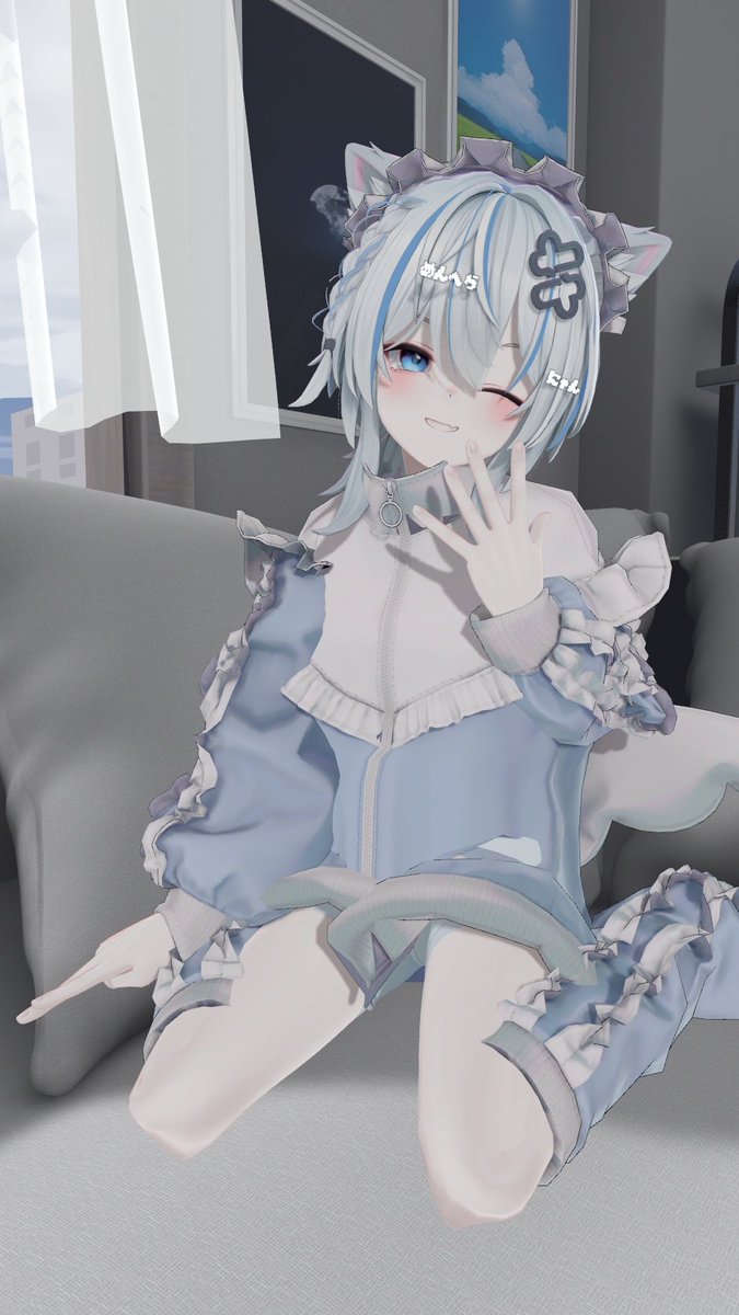rrm_vrc4's tweet photo. 🤍🪽🫧
#Kirisame3D https://t.co/9kcxLMds60