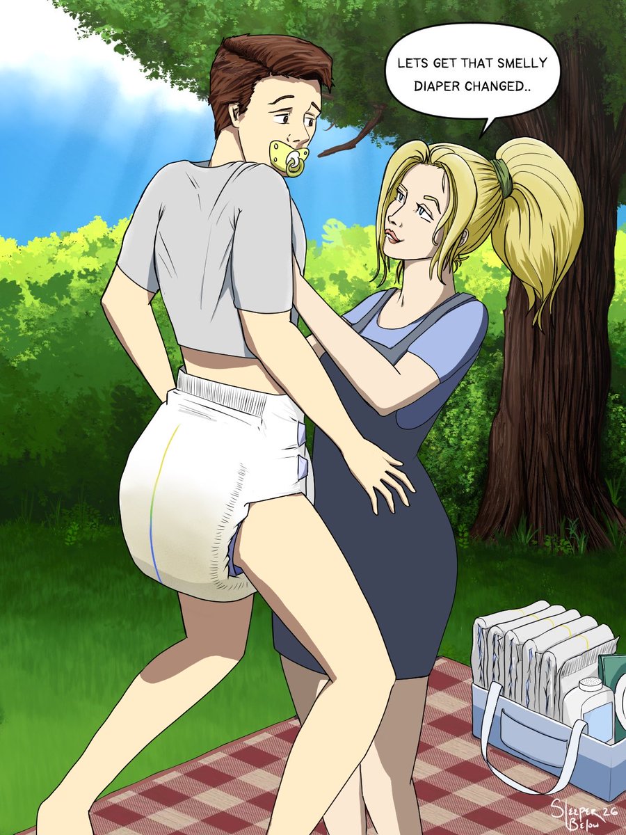 sleeper_below's tweet photo. Farewell summer!

#abdl #abdlart #diaperart #mdlb https://t.co/NAFyWYmzCy