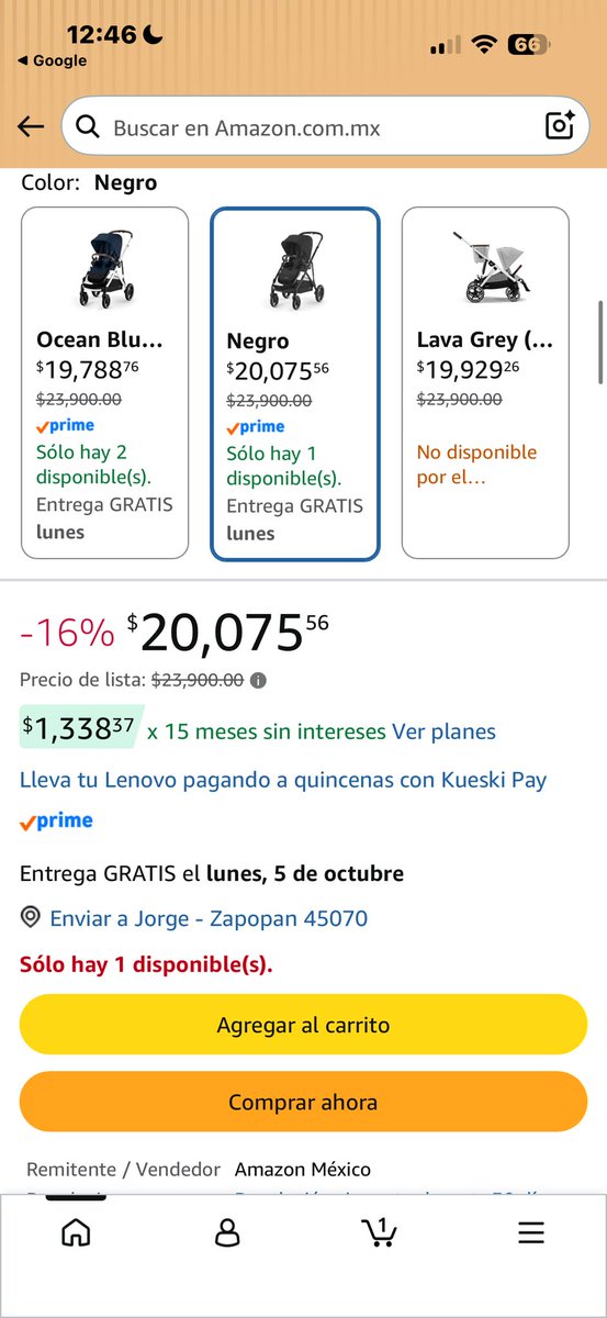 jorgegogdl's tweet photo. José Ramón López Beltrán en Cancún usando una carriola Cybex Gazelle de 20 mil pesos.  Mostrando su austeridad y cariño del pueblo… https://t.co/n9ChWifusx