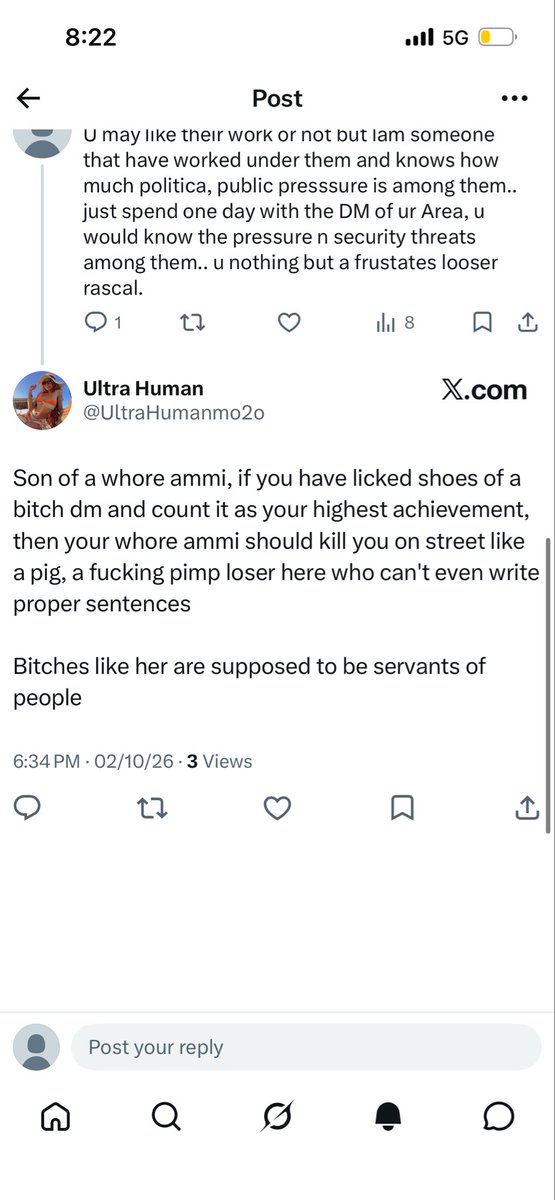 HelenJoskar23's tweet photo. @UltraHumanmo2o @rishibagree @dmbhagalpur @dmbhagalpur, @Uppolice @PoliceBhagalpur, The user is making abusive and derogatory remarks against our respected DM Ma’am. I request the authorities to kindly look into the matter and take appropriate action. I will also register an FIR against the said account within this week. https://t.co/ED9iTYwjTr