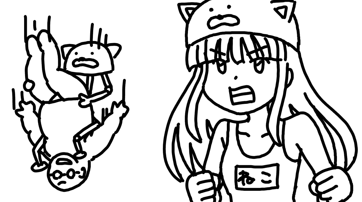 imouto0213's tweet photo. きょうのおえかき3
お題：プロレス
ねこの帽子が２つなってしまって居て、キン肉マンのジェロニモかよと言われた！ https://t.co/IcsznPkCB2