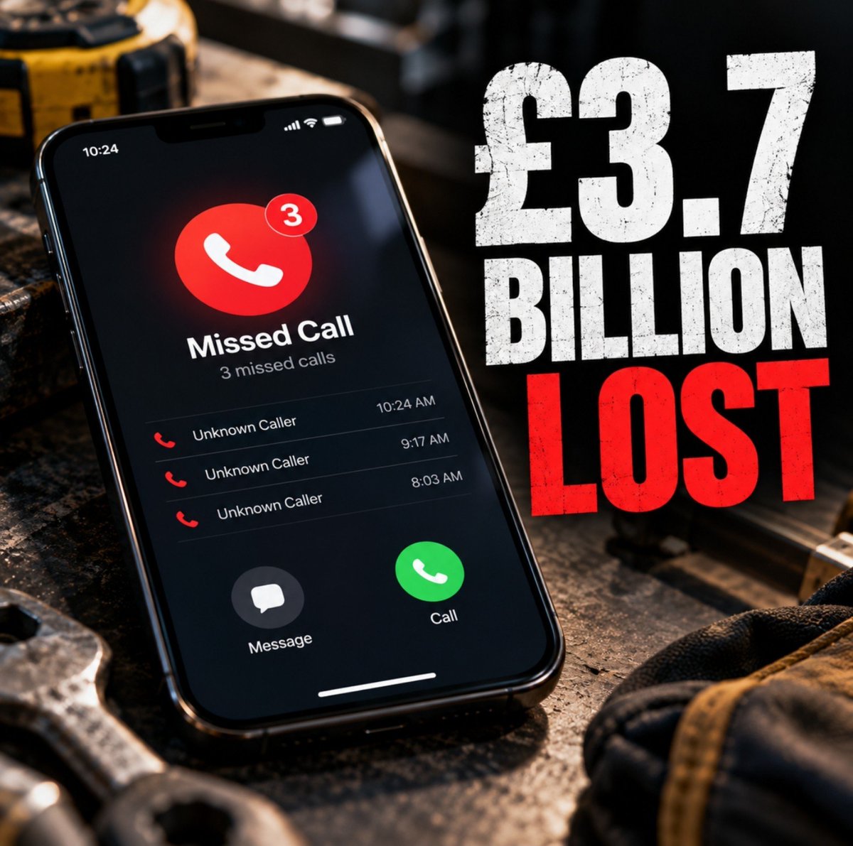 TheQuantix's tweet photo. Small businesses are losing billions because of one stupid problem:

They don't answer the phone.

In the UK alone, missed calls are estimated to cost small businesses £3.7 BILLION a year.

Think about that.

Not bad products.

Not bad marketing.

Not lack of demand.

The customer is literally calling...

and nobody answers.

A plumber is under a sink.

A contractor is on a job site.

A barber is cutting someone's hair.

A dentist is with a patient.

The phone rings.

Nobody picks up.

The customer calls the next business.

Gone.

This is exactly the kind of boring problem where AI can make money.

An AI receptionist can:

Answer 24/7.
Handle multiple calls at once.
Qualify the customer.
Answer basic questions.
Book appointments.
Send confirmations.
Follow up.

And suddenly the pitch isn't:

"Buy my AI."

It's:

"You're already paying for leads.

I'll stop you from losing them."

That's a completely different sale.

And here's the opportunity:

There are millions of local businesses that don't need another AI app.

They need someone to take existing AI...

connect it to their phone, calendar and CRM...

and make them more money.

You don't need to invent the technology.

You need to find where money is leaking...

and plug the hole.

That's becoming one of my favorite ways to think about AI businesses.