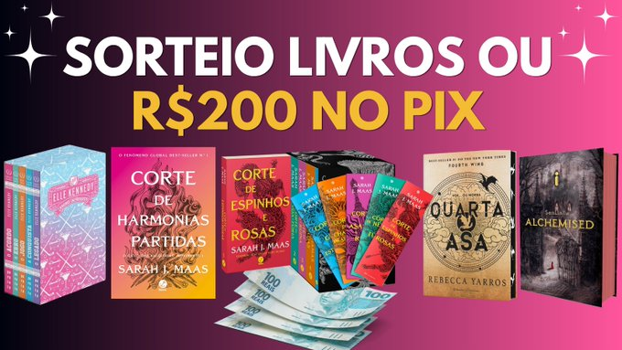 americasincera's tweet photo. 🚨CORREEEE SORTEIO R$200 NO PIX — Um dos nossos maiores sorteios🥹

⭐️ Regras:    
— Me seguir   
— Repostar o tweet fixado (RT)🔃
— Comenta o livro que você quer ou PIX  
— Prencha o Formulário. Sorteio Exclusivo para participantes do grupo      

Link do formulário na Bio do Grupo do Whatsapp:  https://t.co/PMjIgyfCQH

Ou no fixado do grupo no Telegram: https://t.co/w8zHAJF0W6