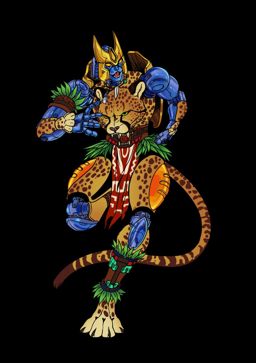 CaininKole's tweet photo. Cheetor!🐆
This one was super fun, I had a lot of fun working on him, he's super bubbly and overall had a lot of friendly shape language.

#transformers #beastwars #maccadam https://t.co/Gs1L6hOFxe
