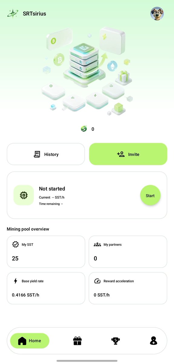 sanjismoke39637's tweet photo. New mining app (no ads)
Sirius Network
Max supply : 5B $SRT
Community : 3B $SRT
Whitepaper : https://t.co/uAhhhW2n2R
Download : https://t.co/YajVeqqX0x
Code : 6Lyuv8
#SiriusNetwork #Web3 https://t.co/W2xq0IgBYI