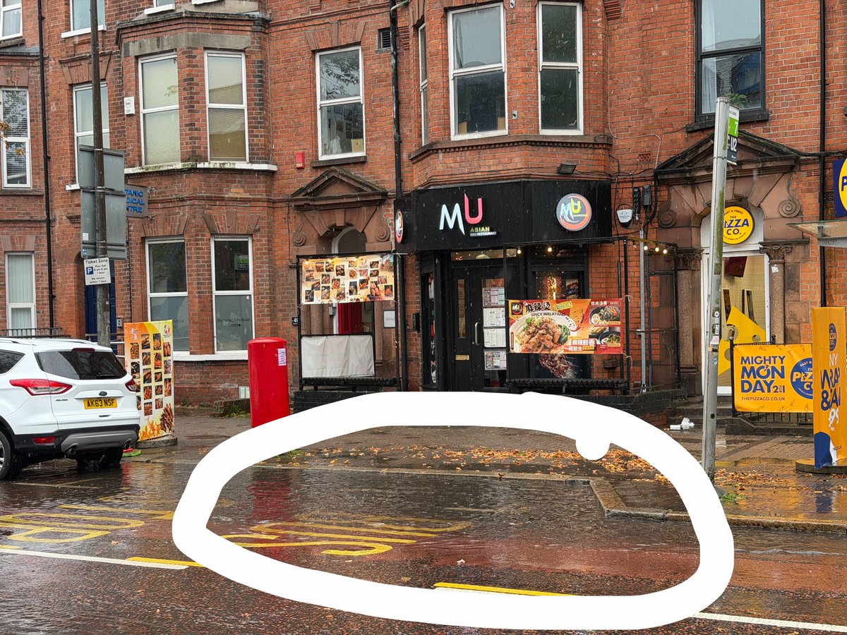 alaninbelfast's tweet photo. Can you work your magic again @MatthewOToole2 … Botanic Avenue is pretending to be Hillsborough lake https://t.co/6DyotTKE5f