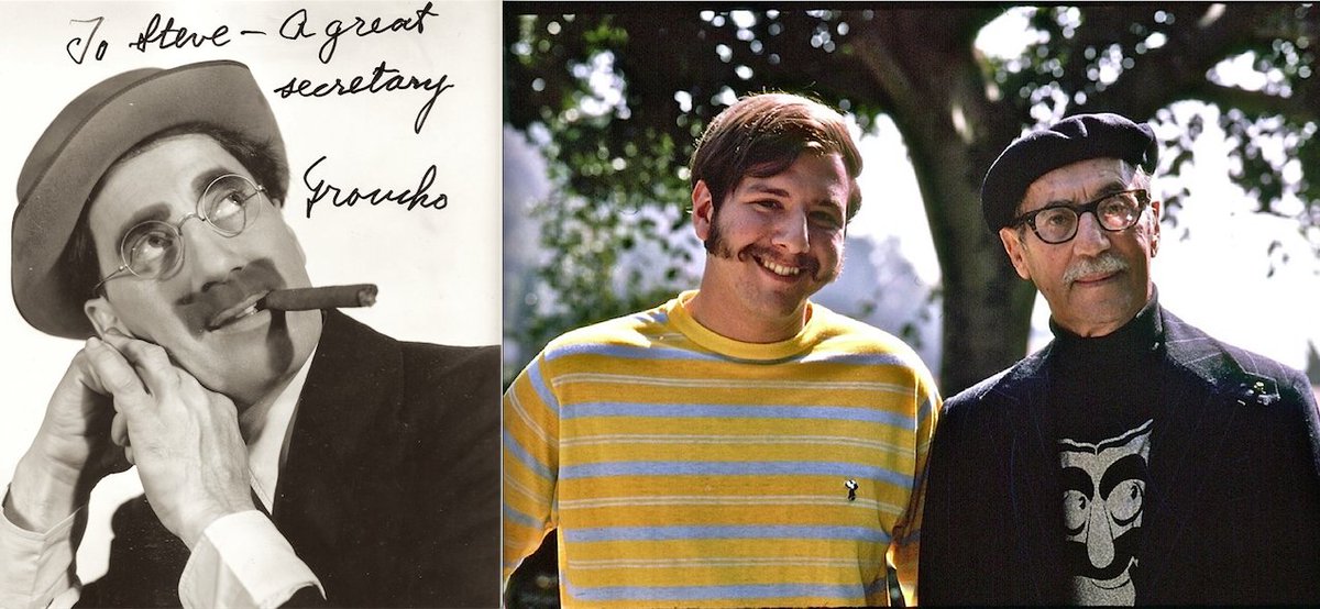 StoliarSteve's tweet photo. On this day in 1890, Julius Henry Marx was born in New York City. I think we all owe varying degrees of gratitude that Groucho Marx was in this world. In my case, it changed my life - and continues to impact it. https://t.co/1UMsZ4Y6oo