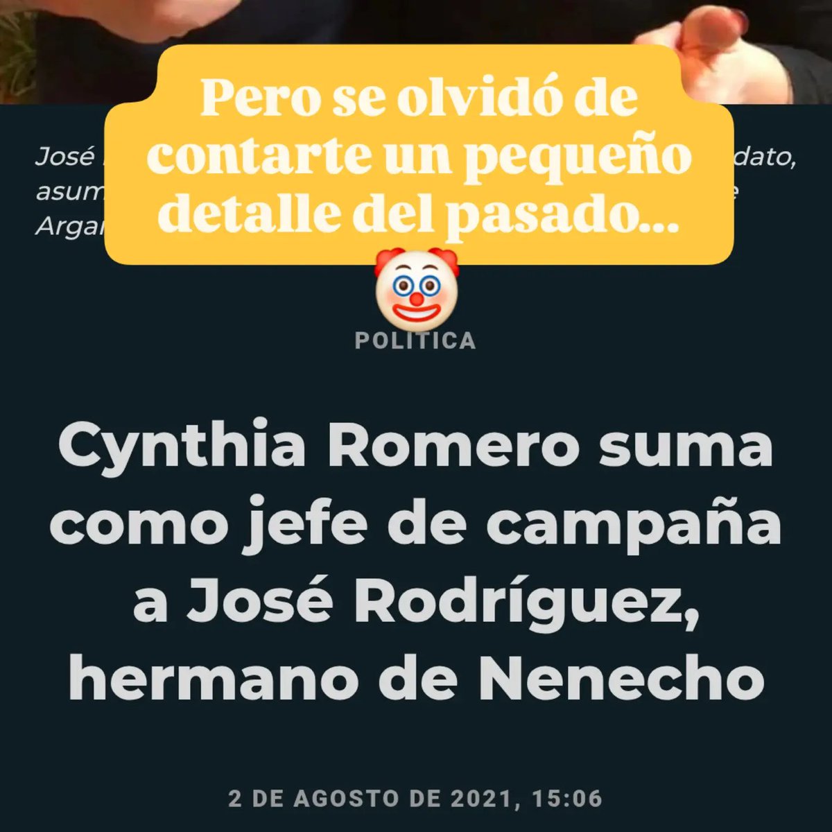 CeciVp86's tweet photo. Otra que se vende como el cambio.. bua...

Votá Lista 2 opción 13✅️

La mala suerte de los bandidos https://t.co/SgQ7ejY4jb