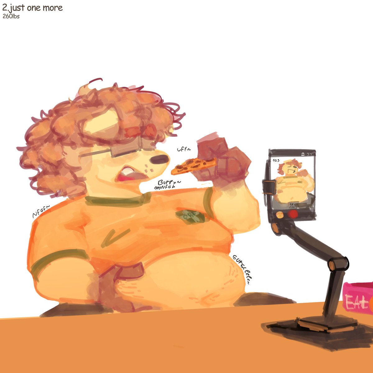 la_FreddieKk's tweet photo. 2.just one more
After signing the contract, Freddie aggressively changed his routine, eating almost constantly, this is affecting his waistline...
#fattytober https://t.co/gOlCWK3Qdy