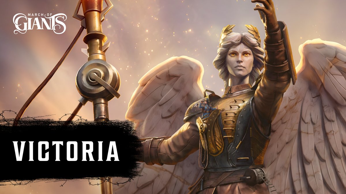 marchofgiants's tweet photo. In an ever-locked conflict, the people of Dawnline dreamed of a victory unbound by the tragedies of the war. As such Victoria appeared to them. An angel of salvation.

🔗https://t.co/wVOcLNmsG9 https://t.co/EW1uFMzvAr