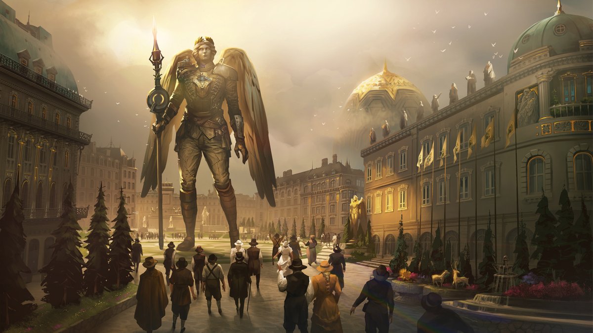 marchofgiants's tweet photo. In an ever-locked conflict, the people of Dawnline dreamed of a victory unbound by the tragedies of the war. As such Victoria appeared to them. An angel of salvation.

🔗https://t.co/wVOcLNmsG9 https://t.co/EW1uFMzvAr