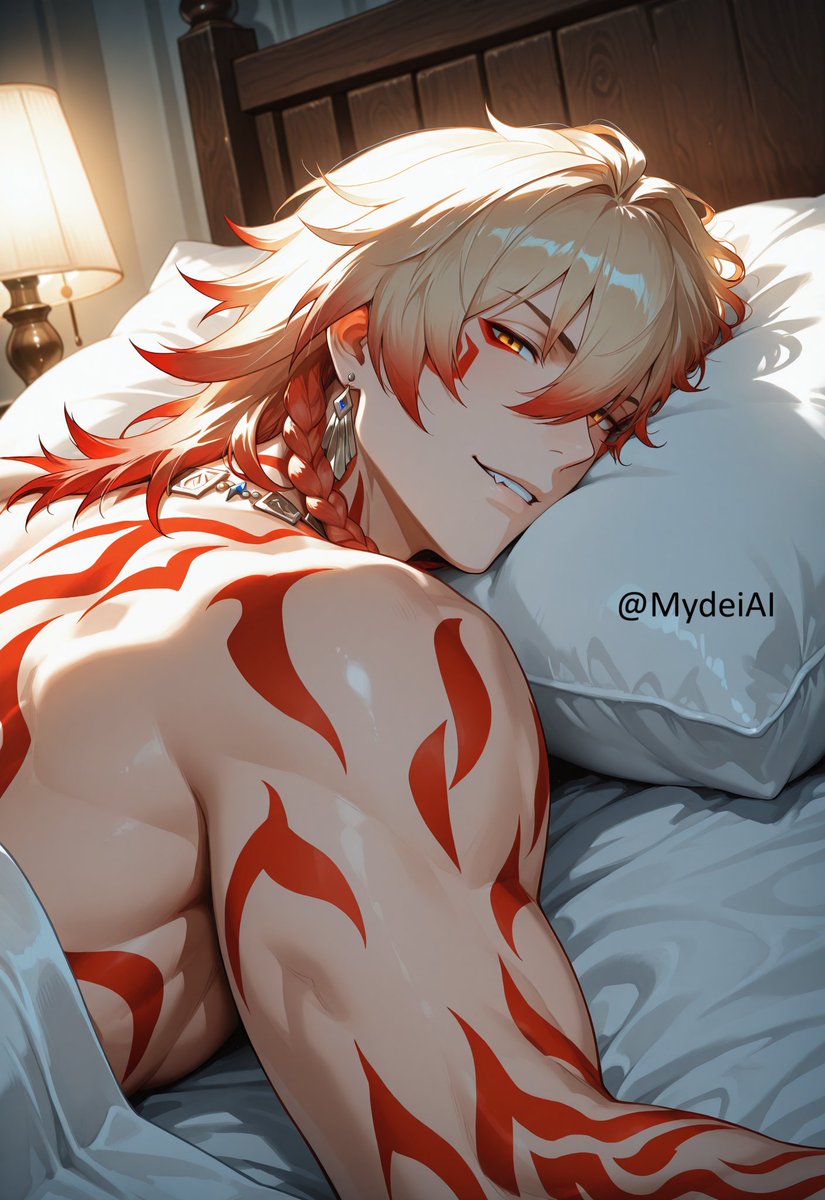 MydeiAI's tweet photo. Waking up next to Mydei... ✨🛌
#AIart️️️️️️️️️️️️️️️️️️️️️️️️️️️️️️️️️️️️️️️️️️️️️️️️️️️ #mydei #HonkaiStarRail https://t.co/2AkBipNhUz