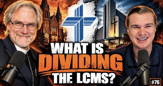 LHCpodcast1's tweet photo. What Is Dividing the LCMS? | Larry Beane #76
(Link in bio) https://t.co/NxMQsPDU0B