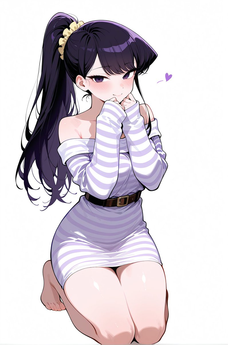 IAngelVX's tweet photo. "Soft stripes" 💜✨
#KomiSan #KomiCantCommunicate #SoftStripes #PurpleMood #KomiFanart #SoftAesthetic https://t.co/5243YUs3Kt