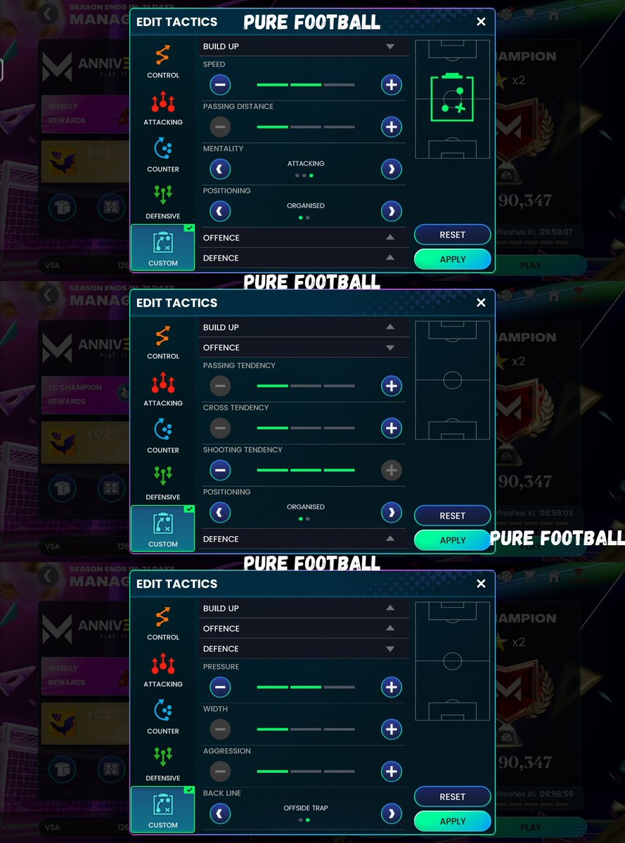 purefootball_x's tweet photo. 🚨 MANAGER MODE TACTICS 🚨

REPOST 🤝💯 https://t.co/NTS35FDvJN