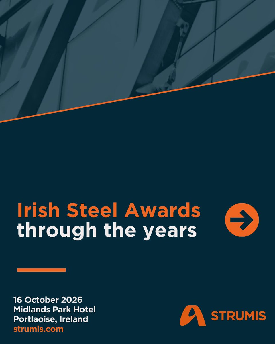 STRUMISGlobal's tweet photo. 🏆 Irish Steel Awards through the years
With the 2026 Awards just around the corner, we’re looking back at a few highlights from previous years.
STRUMIS is proud to be an Affiliate Sponsor once again.
Attending? Come and say hello to Steve Watson!
#STRUMIS #IrishSteelAwards https://t.co/vBioCYYjIM