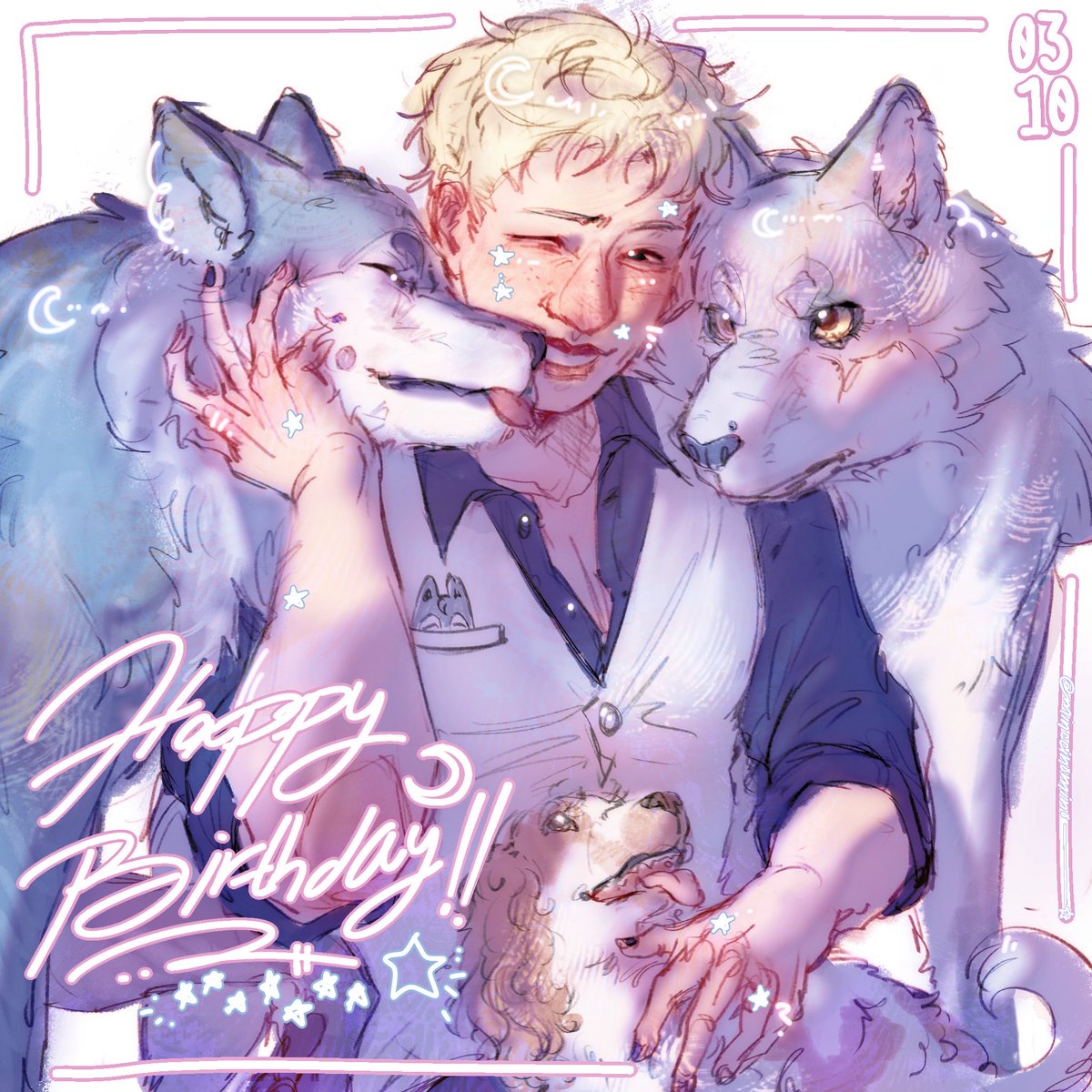 minccinomino's tweet photo. happy birthday dear wolf pup 🐺🌙 #HappyBangChanDay 🩵 https://t.co/Em2aqhKj34