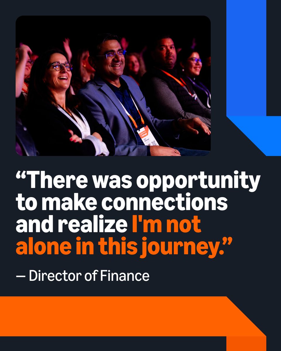 AmazonBusiness's tweet photo. Take their word for it 👇

Reshape attendees come for fresh ideas and leave with valuable peer connections, relevant conversations, and perspectives they can bring back to their businesses.

Swipe to hear from the community, then join us in Nashville: https://t.co/FmR9XJ4vYe https://t.co/QTqVodEg4i