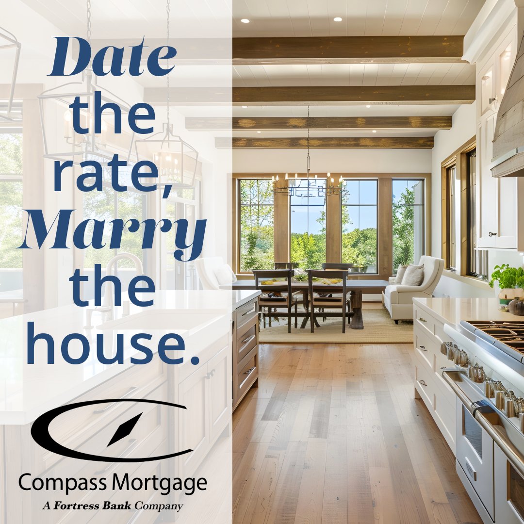 AppletonChad's tweet photo. Worried about interest rates? Remember: You marry the house, but you only date the rate! 💍🏠 You can always refinance your mortgage when rates drop—but that perfect home won’t stay on the market forever. Here’s what smart buyers know right now: 📉 It’s a Buyer’s Market: More… https://t.co/7CY1amktrR
