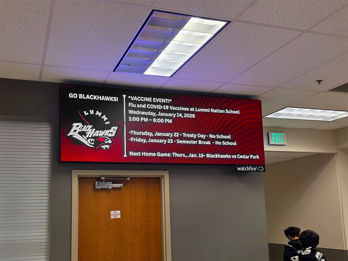 WatchfireSigns's tweet photo. Check out how Lummi Nation School transformed its entire campus with Watchfire LED displays at the entrance, in the gym, throughout the school, and on the field.

Read the Case Study: https://t.co/fdjuST5zM8

#schoolcampus #transformed #digitalsignage #leddisplays #watchfire https://t.co/qk59d8DjSY
