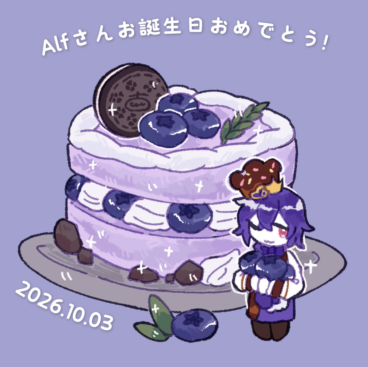 Akatsuki31102's tweet photo. 𝟐𝟎𝟐𝟔.𝟏𝟎.𝟎𝟑
𝐇𝐚𝐩𝐩𝐲 𝐁𝐢𝐫𝐭𝐡𝐝𝐚𝐲 𝐭𝐨 𝐀𝐥𝐟さん

新しい一年も、健康で楽しく過ごせますように。
そして、これからももっとたくさん良い成績を残せますように！ずっと応援しています！！！🎉

#あるふれぇ絵 https://t.co/m8IGueuroW