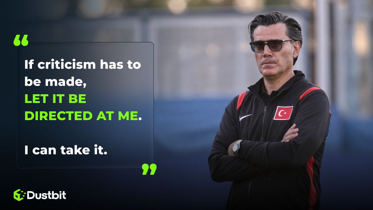 DustbitOfficial's tweet photo. Montella takes the pressure off his players ahead of Belgium vs Turkey.

Turkey are still searching for their first points in this Nations League campaign.

Tonight, they get another shot. Can they turn it around? 👀 https://t.co/nkDCK3rOH5