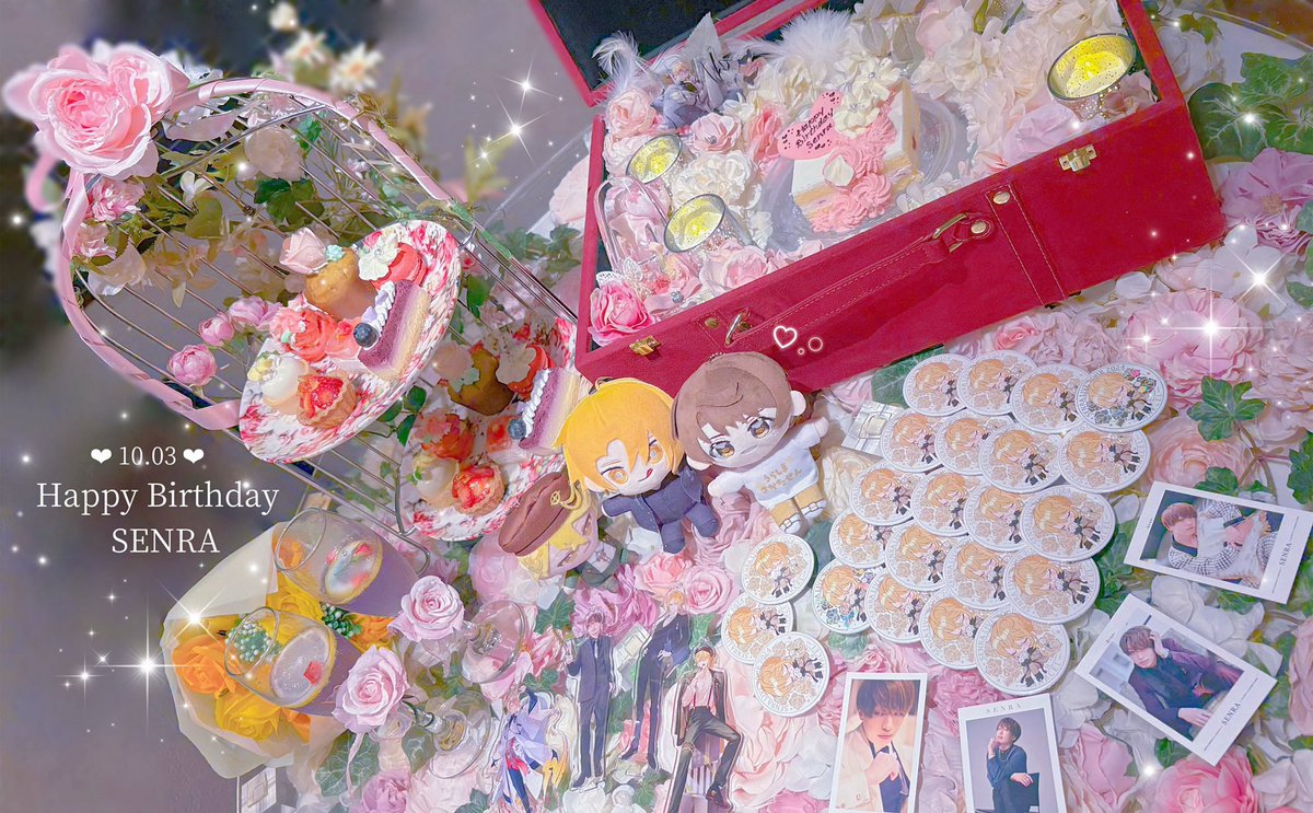 magu_103's tweet photo. ㅤ⠀ ︎︎ㅤ⠀​​ㅤㅤ⠀ ⠀ ⠀ ⠀ ⠀ㅤ⠀​​ㅤㅤ⠀ ⠀  ⠀.⋆𝜗𝜚
　　　　𝙷𝚊𝚙𝚙𝚢 𝙱𝚒𝚛𝚝𝚑𝚍𝚊𝚢 
     .•♬݁𖥔.      𝚂𝙴𝙽𝚁𝙰 ♡  ྀི

　　　  君以外愛せない🥂𓈒𓏸︎︎︎︎
 
 #センラ誕生祭 
 #センラ誕生祭2026 https://t.co/vhATIKgFzZ