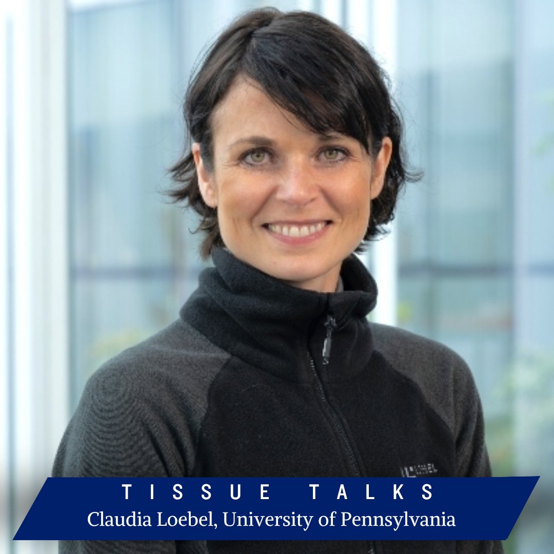 ColumbiaBME's tweet photo. Join us as we welcome Claudia Loebel to our next episode of #TissueTalks as she discusses, "Mapping the Nascent Extracellular Matrix in Tissue Remodeling and Repair"

Register now👉 https://t.co/pI9qBWD09T https://t.co/qrJyOqOplX