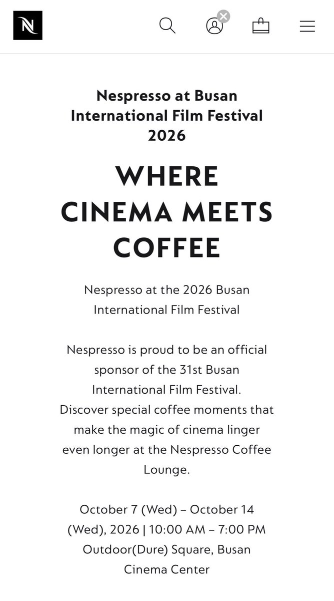 winstyle_wmp's tweet photo. Nespresso at Busan International Film Festival 2026

🔗https://t.co/HMqIwPal15

#winmetawin 
#Nespresso #NespressoxWin #BIFF https://t.co/zKL7dX1raS