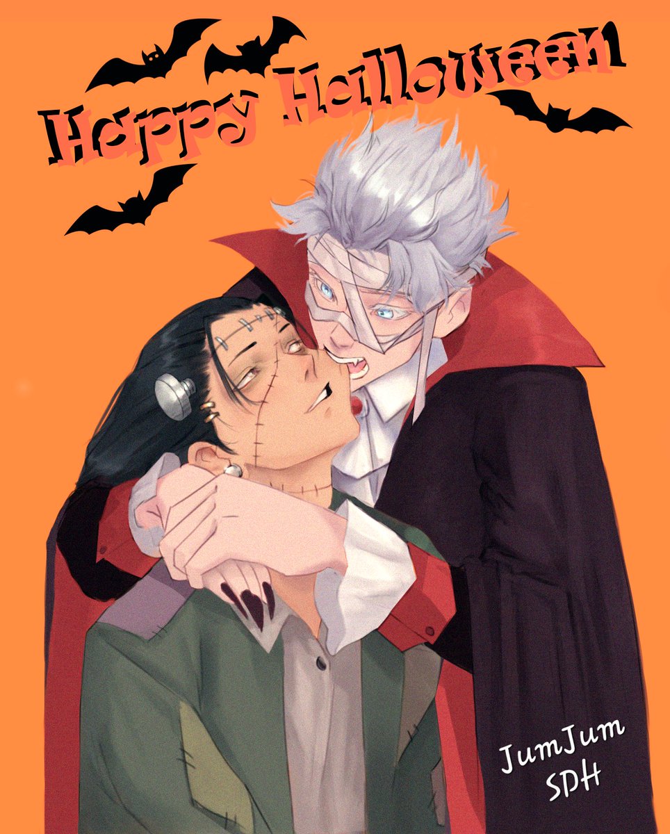 JumJumSDH's tweet photo. It's spooky season!! 👻🎃 which Dark AU would you guys like to see #stsg in? 👀 https://t.co/Np4kxBfOq7