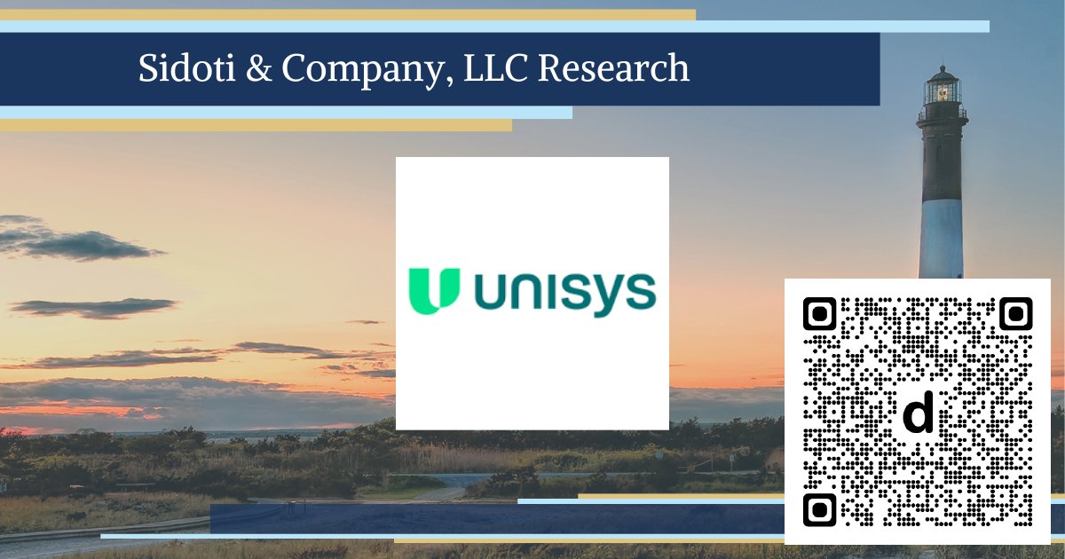 SidotiResearch's tweet photo. New research today on @unisys $UIS #sidotiresearch
Read note: dlvr.it/TVlQBN
#investing #smallcap #microcap https://t.co/5bLs1jCZo6