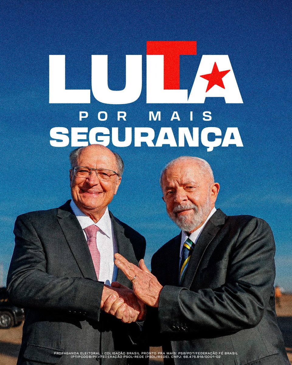 LulaOficial's tweet photo. Vale a luta. 

O Brasil está pronto para mais.

Domingo, é 13! ⭐️🇧🇷 https://t.co/KUkFQJJg7G