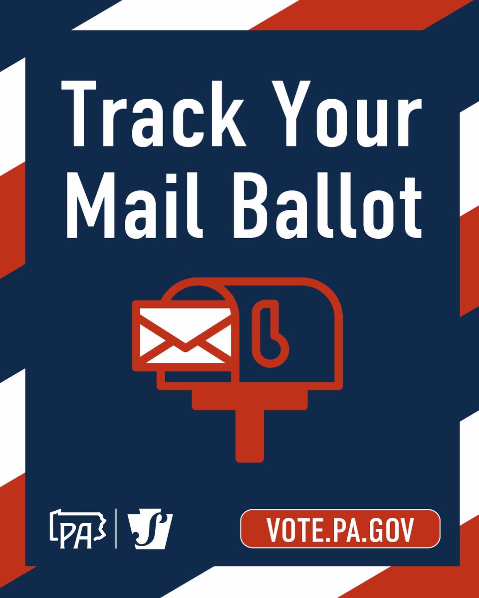 PAStateDept's tweet photo. Mail ballots have started arriving in the mailboxes of voters who requested them. 

You can track the status of your mail ballot at https://t.co/5JHph6AJax 

Interested in voting by mail but haven’t applied? 
Apply today: https://t.co/gEy383uQa6 https://t.co/Bgkr8cwIw7