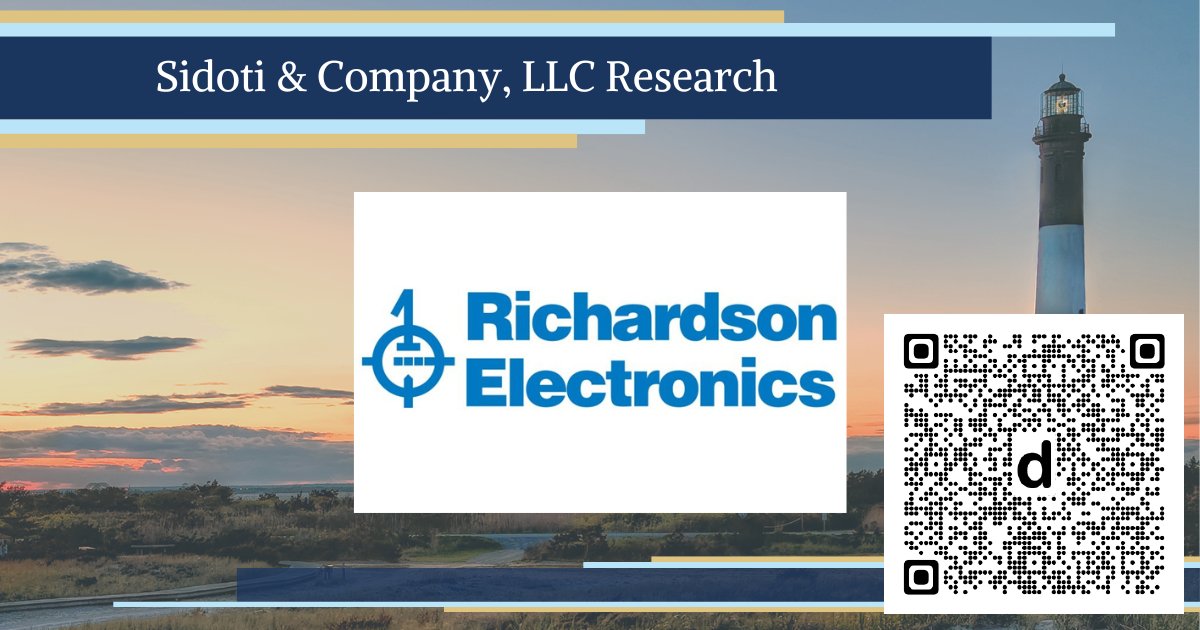 SidotiResearch's tweet photo. New research today on @RELLPower $RELL #sidotiresearch
Read note: dlvr.it/TVlQCt
#investing #smallcap #microcap https://t.co/6j8lxZTzoP