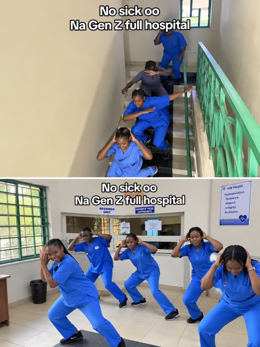 yabaleftonline's tweet photo. Nursing students allegedly get expelled after participating in trending Gen Z hospital video https://t.co/gmP2LLRDsZ