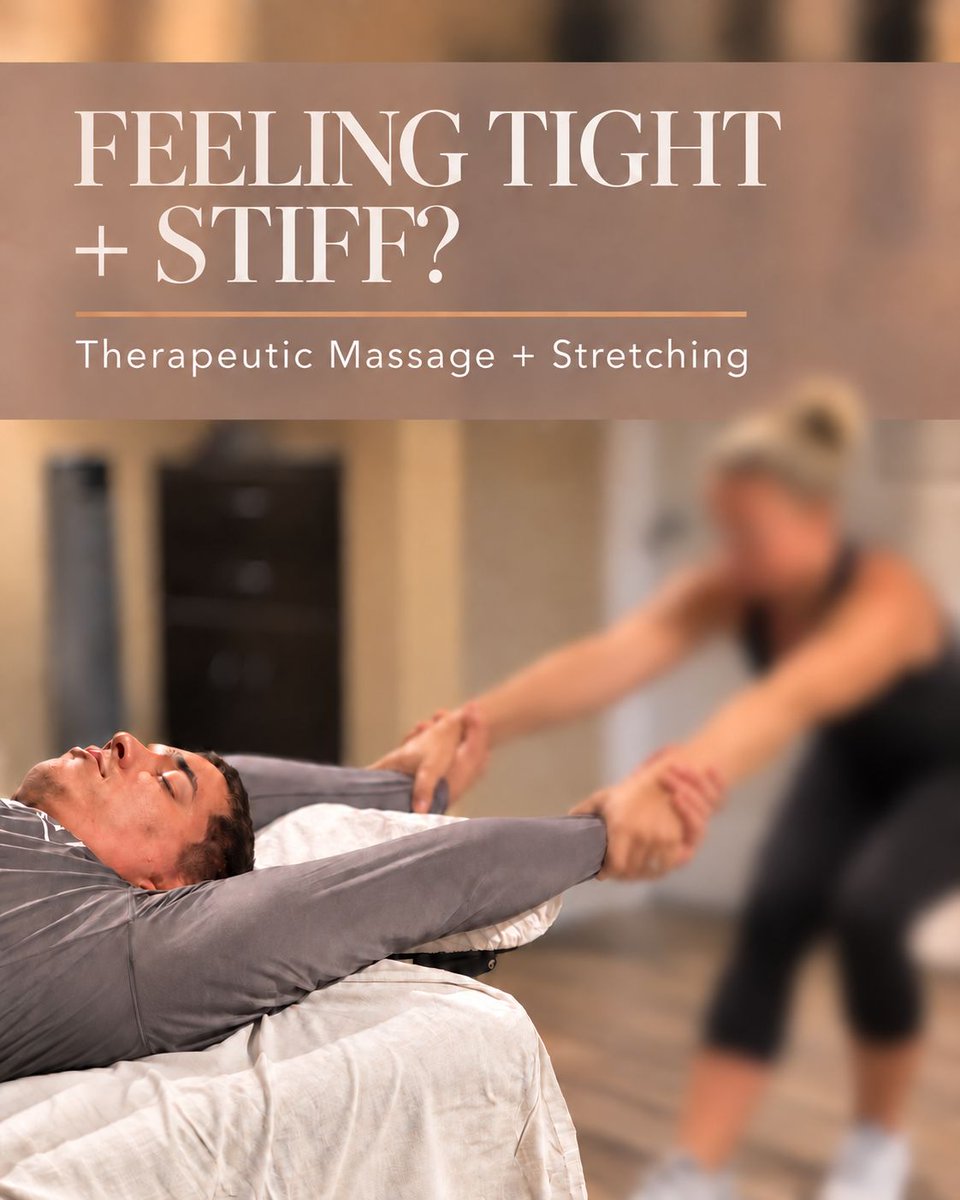 Largo_Wellness's tweet photo. Tight shoulders or hips? Therapeutic massage can include assisted stretching, with your therapist guiding each movement to your comfort.

Learn more: https://t.co/LuvtFvpgKz

#LargoFL https://t.co/zqa5O87A7m