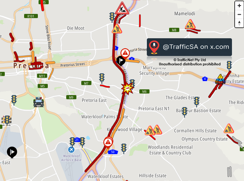 TrafficSA's tweet photo. Pretoria - N1 North:  Polokwane bound 
#BoMma https://t.co/FTCojcwj5w