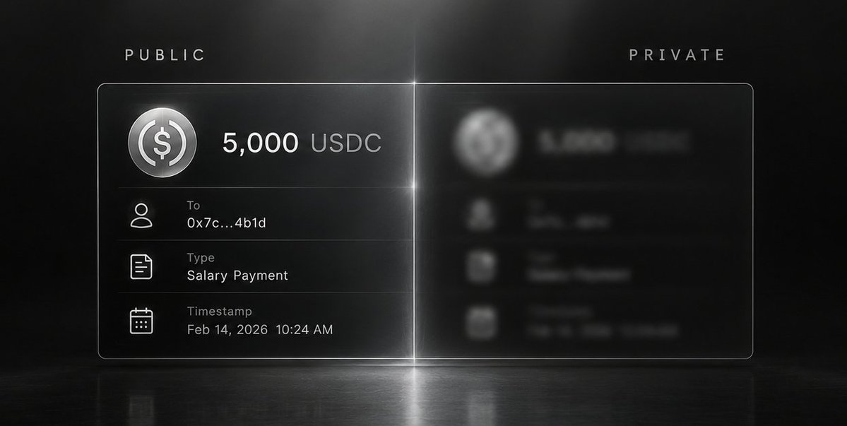 feIixschaefer's tweet photo. ➡️ Why private stablecoins are the missing piece for crypto businesses:

The pitch: run your business on-chain. Programmable money. Global payments. No one can freeze your funds or shut down the network.

The reality: every transaction you make is visible to everyone.

⬇️ Thread https://t.co/bnYNlYFK14